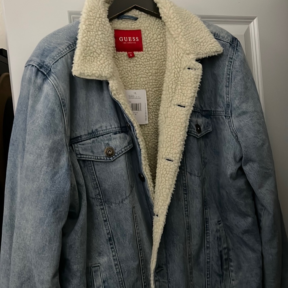 Guess fleece lined jacked